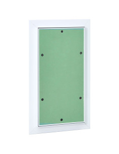 Pannello di Accesso Verde e Argento 20 x 35 cm