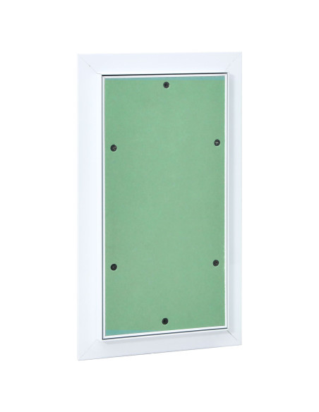 Pannello di Accesso Verde e Argento 20 x 35 cm