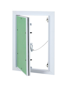 Pannello di Accesso Verde e Argento 25 x 35 cm