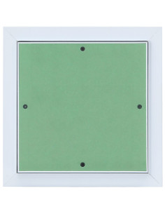 Pannello di Accesso Verde e Argento 30 x 30 cm