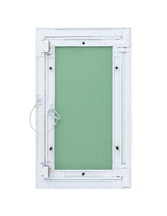 Pannello di Accesso Verde e Argento 35 x 55 cm