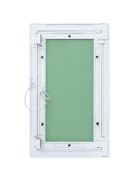 Pannello di Accesso Verde e Argento 35 x 55 cm