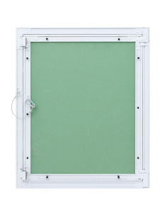 Pannello di Accesso Verde e Argento 55 x 65 cm