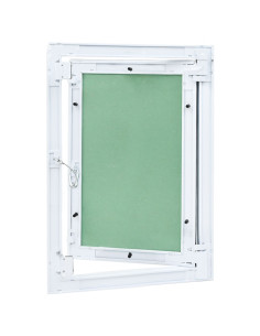 Pannello di Accesso Verde e Argento 35 x 45 cm