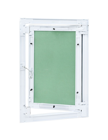 Pannello di Accesso Verde e Argento 35 x 45 cm