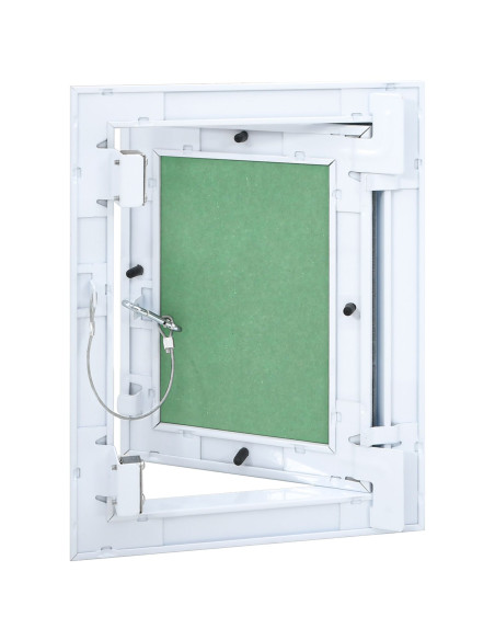 Pannello di Accesso Verde e Argento 20 x 25 cm