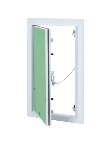 Pannello di Accesso Verde e Argento 20 x 35 cm