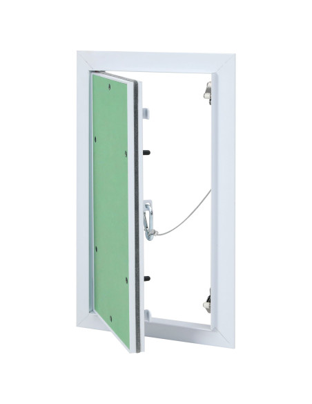 Pannello di Accesso Verde e Argento 20 x 35 cm