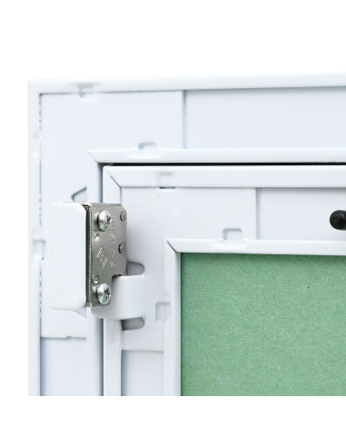 Pannello di Accesso Verde e Argento 25 x 30 cm