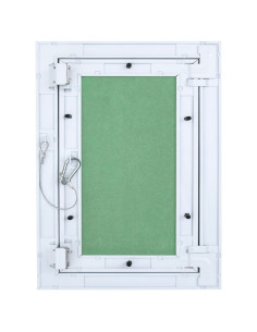 Pannello di Accesso Verde e Argento 25 x 35 cm 2