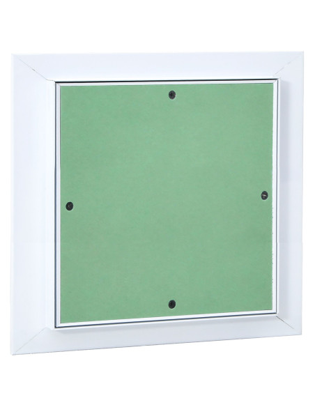 Pannello di Accesso Verde e Argento 30 x 30 cm