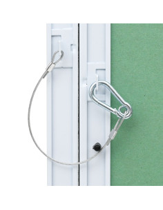 Pannello di Accesso Verde e Argento 55 x 65 cm 2