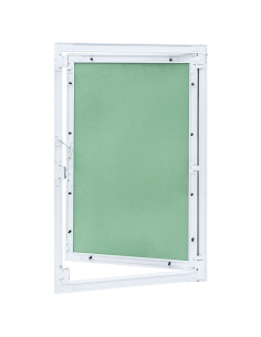 Pannello di Accesso Verde e Argento 55 x 75 cm 2