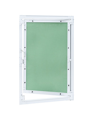 Pannello di Accesso Verde e Argento 55 x 75 cm