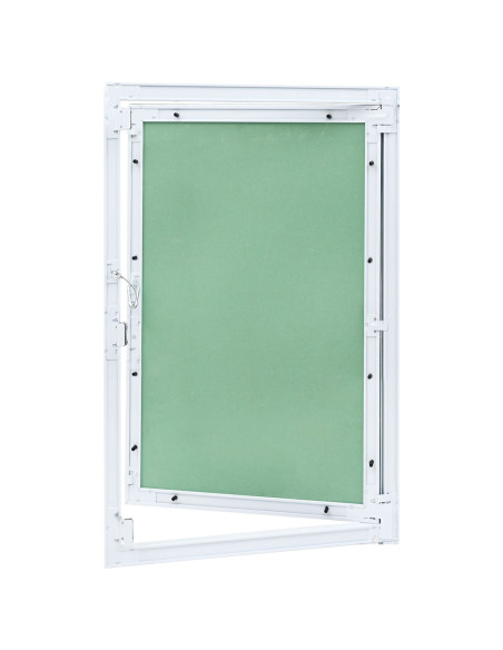 Pannello di Accesso Verde e Argento 55 x 75 cm