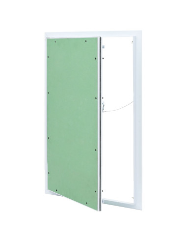 Pannello di Accesso Verde e Argento 55 x 75 cm