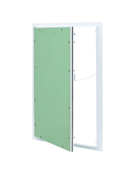 Pannello di Accesso Verde e Argento 55 x 75 cm