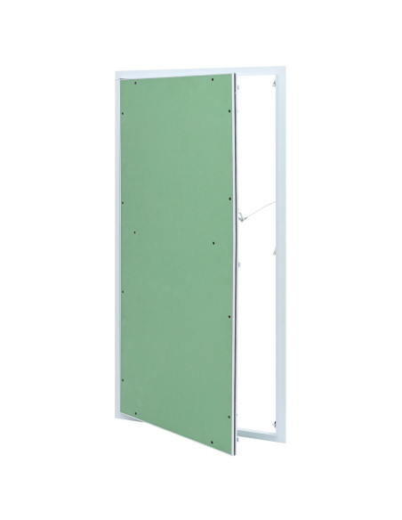 Pannello di Accesso Verde e Argento 55 x 105 cm