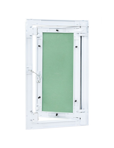 Pannello di Accesso Verde e Argento 30 x 45 cm