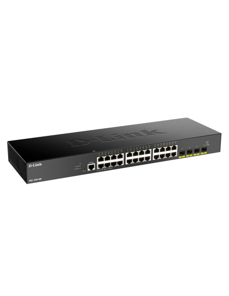 D-Link DGS-1250-28X switch di rete Gestito L3 Gigabit Ethernet (10/100/1000) Nero