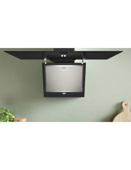 Bosch Serie 2 DWK85DK60 Cappa a parete 80 cm Vetro nero Classe A