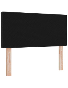 Testiera LED con luci a strisce a LED Nero 100 cm Poliestere