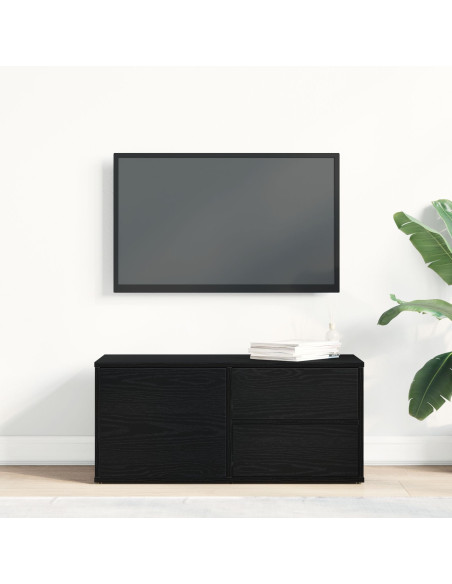Mobile TV  in rovere artisanale 80x34x35,5 cm in legno ingegnerizzato