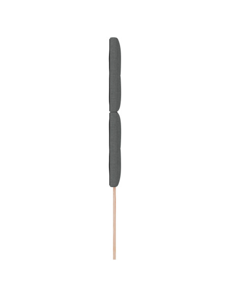 Testata LED  Grigio Scuro 90 cm Tessuto