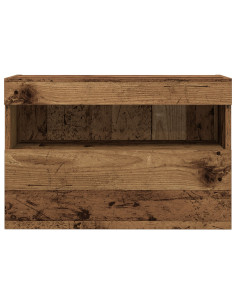 Mobile TV da parete 2 pcs Legno vecchio 60 x 30 x 40 cm 2