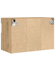 Mobile TV da parete rovere artigianale 60 x 30 x 40 cm 2