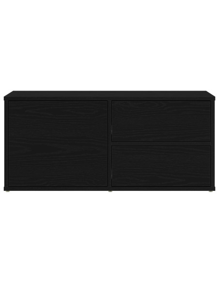 Mobile TV  in rovere artisanale 80x34x35,5 cm in legno ingegnerizzato