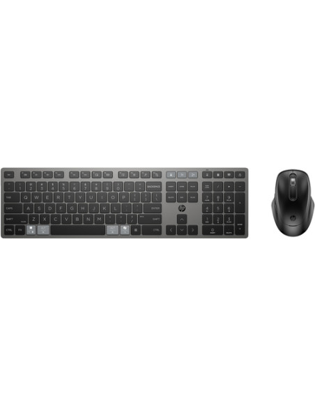 HP Combinazione di tastiera e mouse wireless ricaricabili multidispositivo 720