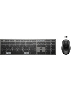 HP Combinazione di tastiera e mouse wireless ricaricabili multidispositivo 725