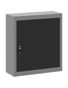 Mobile per attrezzi con blocco Nero e Grigio 50 x 20 x 55 cm