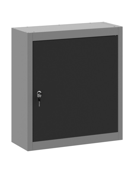 Mobile per attrezzi con blocco Nero e Grigio 50 x 20 x 55 cm