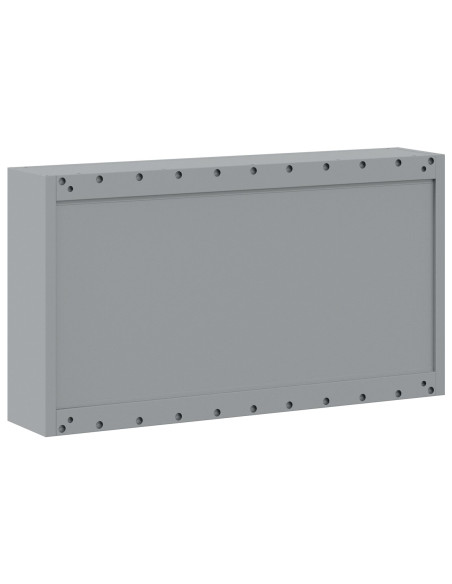 Armadio per attrezzi da parete  Nero 100x20x55 cm Acciaio