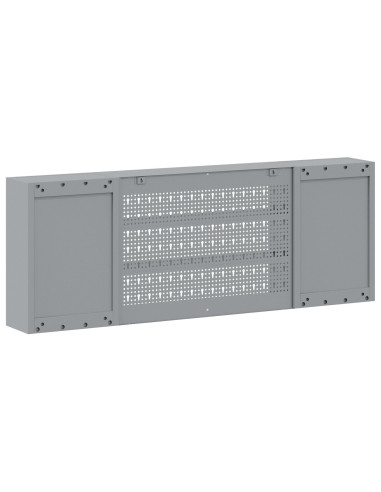 Mobile per attrezzi con blocco Rosso e Grigio 50 x 20 x 55 cm