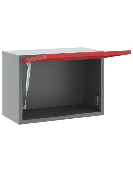 Armadio da parete  con porta a gas rossa 50x25x35 cm