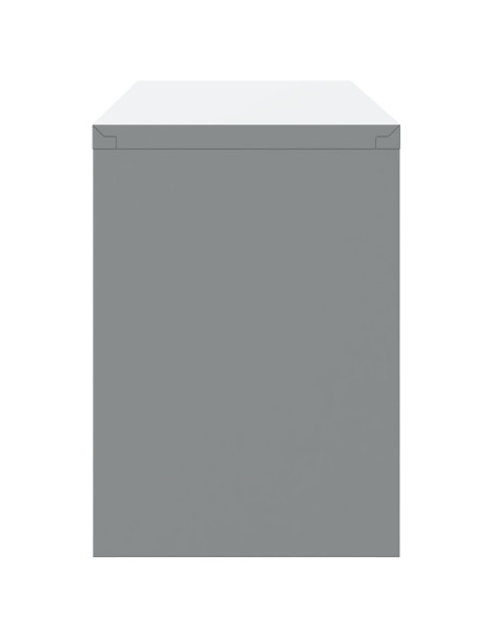 Mobile per attrezzi Rosso e Grigio 100 x 25 x 35 cm