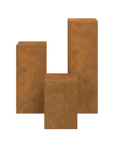 Supporto per piante 3 pcs Ruggine