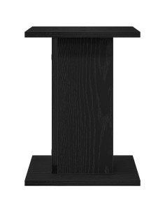 Supporto per piante 2 pcs Rovere Nero 30 x 30 x 40 cm