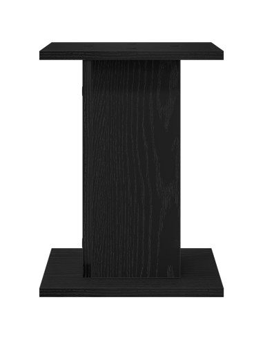 Supporto per piante 2 pcs Rovere Nero 30 x 30 x 40 cm