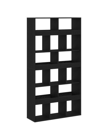 Armadio per Libri 2 pcs Rovere Nero 100 x 33 x 187,5 cm