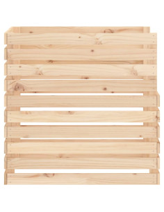 Compostiera 80x80x78 cm in Legno Massello di Pino