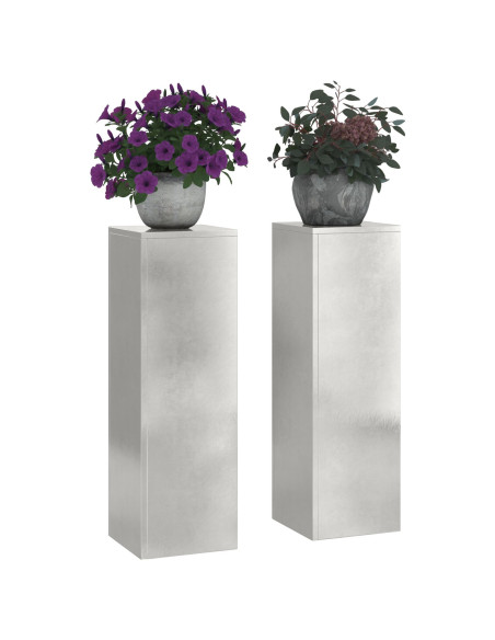 Supporti per piante da esterno  Pillar 2 pz 24x24x75 cm in acciaio inossidabile