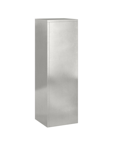 Supporto per piante 2 pcs Argento 24 x 24 x 75 cm