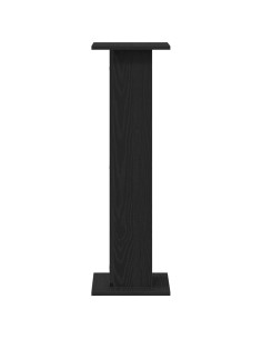 Supporto per piante 2 pcs Rovere Nero 30 x 30 x 95 cm 2