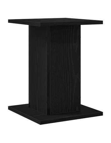 Supporto per piante 2 pcs Rovere Nero 30 x 30 x 40 cm