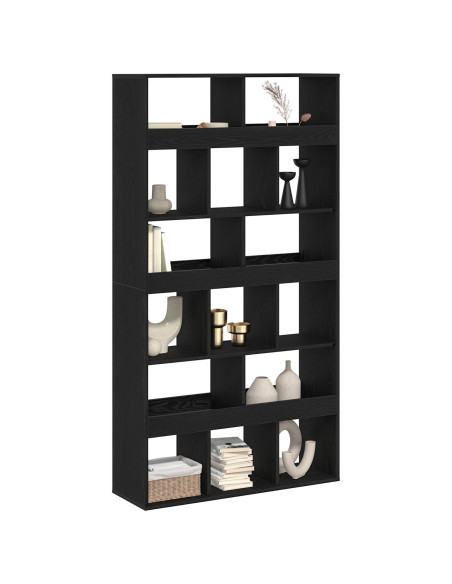 Supporto per Piante Legno Ingegnerizzato Nero 100x33x187,5 cm