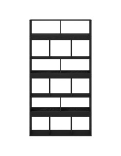 Armadio per Libri 2 pcs Rovere Nero 100 x 33 x 187,5 cm 2